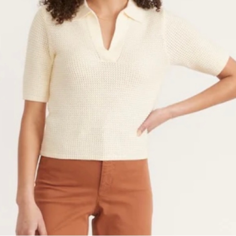 Marine Layer polo sweater